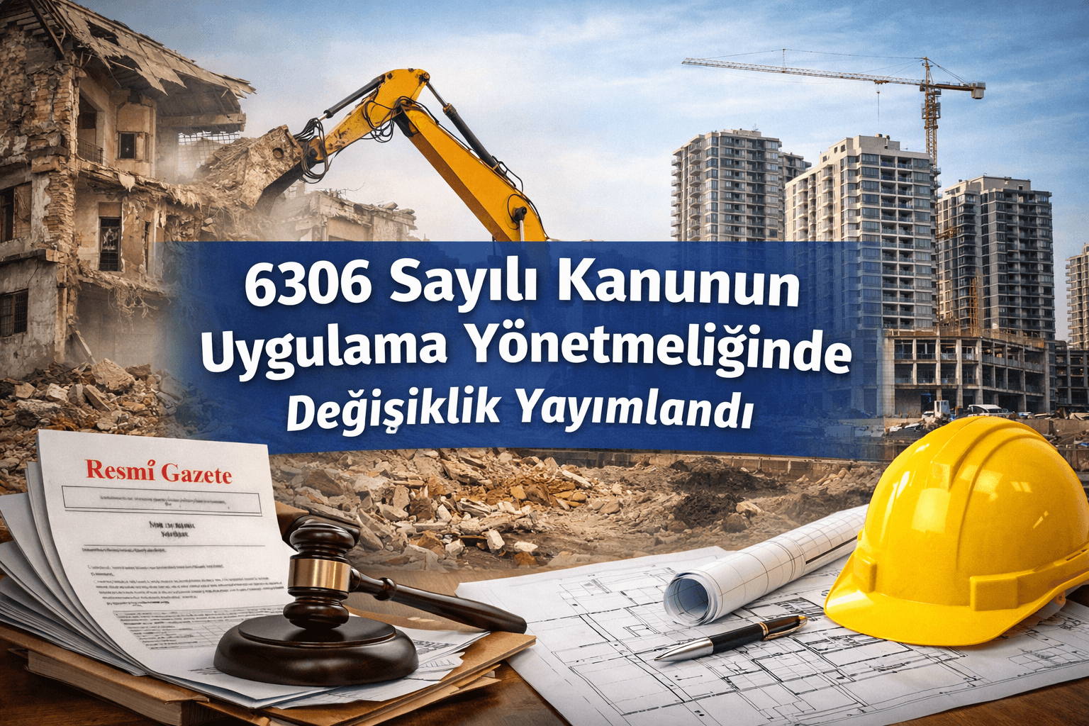 6306 Sayılı Kanunun Uygulama Yönetmeliğinde Değişiklik Yayımlandı - Gelturan İnşaat