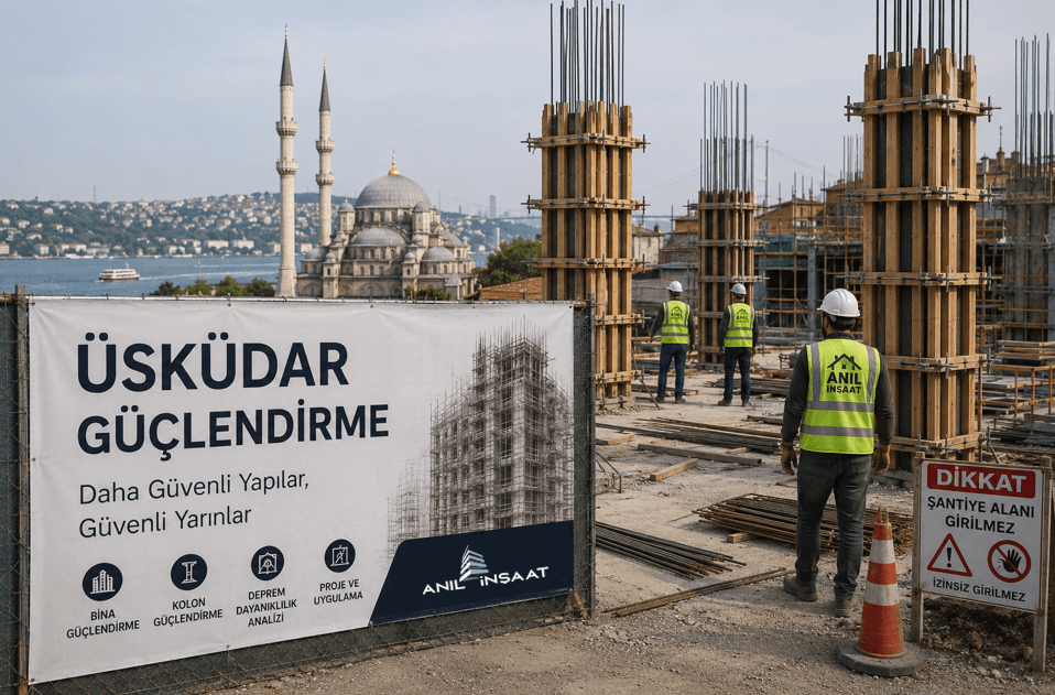 Üsküdar’da Bina Güçlendirme Çalışmaları | Mevcut Yapılar İçin Deprem Güvenliği - Gelturan İnşaat