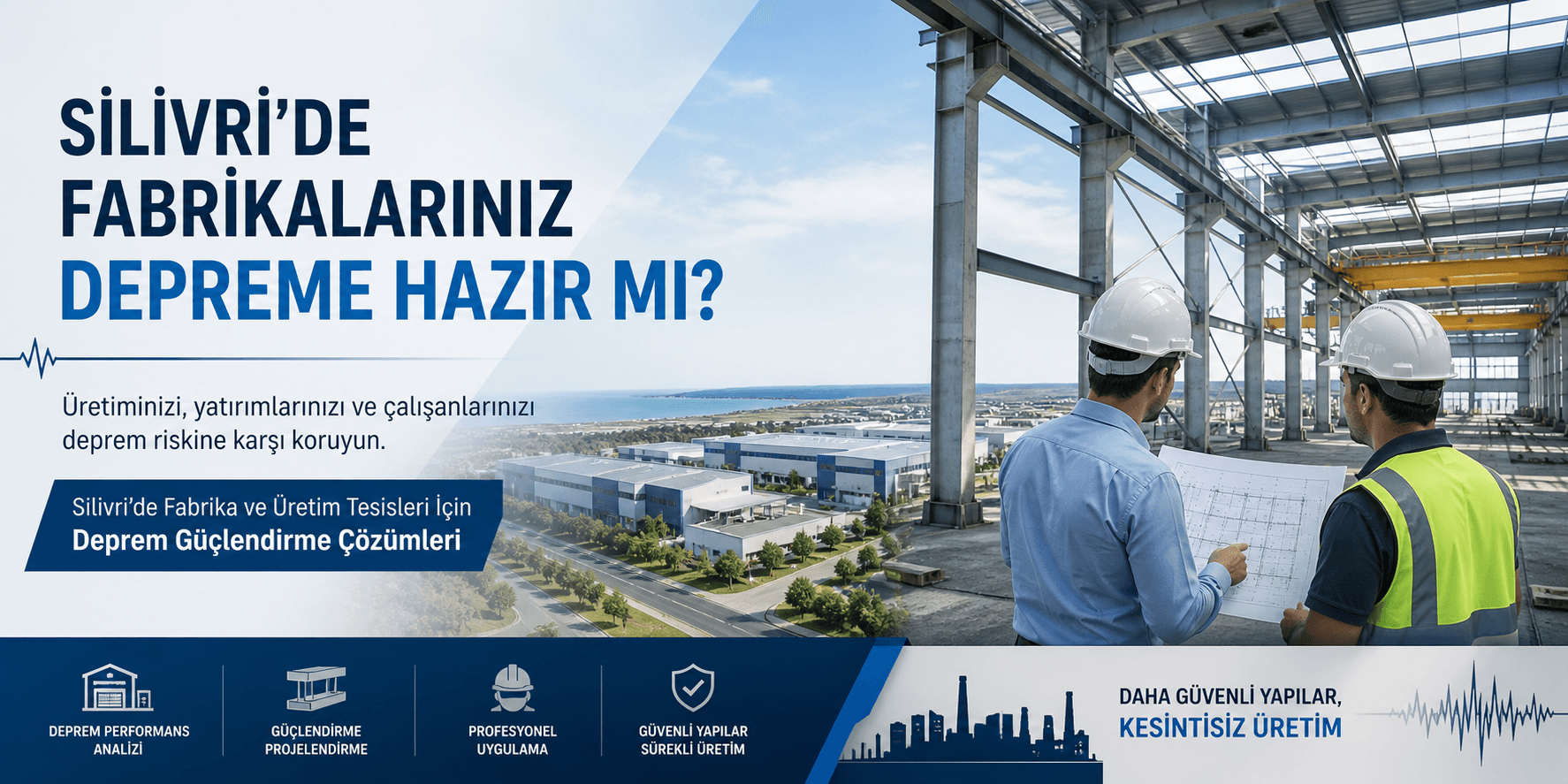 Silivri’de Fabrika ve Üretim Tesisleri İçin Deprem Güçlendirme Çözümleri - Gelturan İnşaat